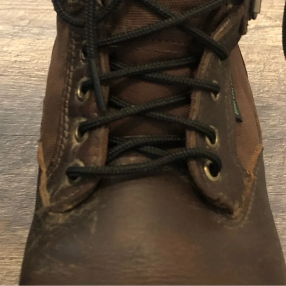 Mens GEORGIA BOOT 8” Homeland G108 Waterproof Soft Toe Work Boots 12W- Brown GUC